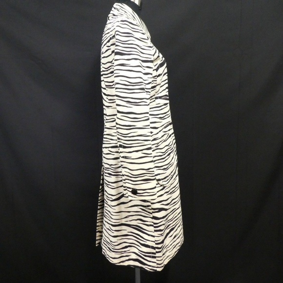 Vintage MARC JACOBS Zebra snap button trench coat - Picture 4 of 8